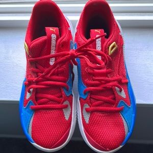 Super Mario Puma kids size 3 never worn without tags no box